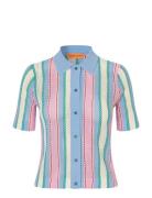 2100 Tricot Knit, Short Sleeve Croc STINE GOYA Patterned