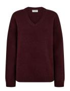 Bs Lina Regular Fit Knitwear Bruun & Stengade Burgundy