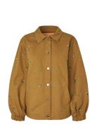 2368 Beaded Embellished Canvas, Ove STINE GOYA Beige