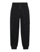 Cargo Joggers With Drawstring Mango Black