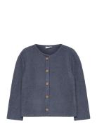 Knitted Button Cardigan Mango Blue