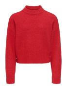 Kogrene Life Ls Button O-Neck Cp Knt Kids Only Red