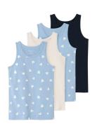 Nkftank Top 4P Hearts Noos Name It Blue