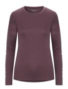 Team Logo Long Sleeve Röhnisch Burgundy