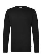 Basic O-Neck Tee L/S Lindbergh Black