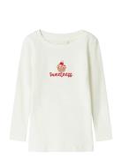 Nmfnatasja Slim Ls Top Name It White