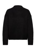 Rwtulip Wool Blend Ls Turtleneck Pl Rosemunde Black