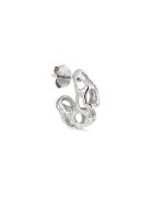Small Chunky Space Earrings Jane Koenig Silver