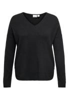 Carmargareta Ls Pullover Knt Noos ONLY Carmakoma Black
