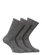 Knitted Merino Socks In 3-Pack Alpacasocks&Co Grey