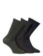 Knitted Merino Socks In 3-Pack Alpacasocks&Co Patterned
