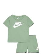 Ks-Knit Short Set Nike Green