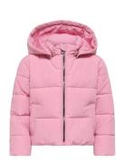 Kmgdolly Life Short Puf Jacket Otw Noos Kids Only Pink