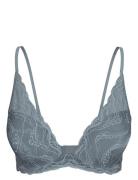 Lightly Lined Plunge Calvin Klein Blue