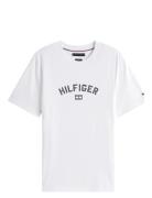 Hilfiger Flock Tee Tommy Hilfiger White
