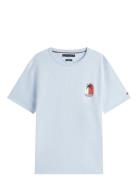 Palm Tree Label Tee Tommy Hilfiger White