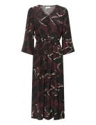 Kamille Dress Kaffe Burgundy