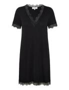 Rhbiarritz Ss Night Dress Rosemunde Black