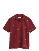 Embroidered Ss Polo GANT Red