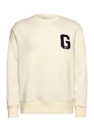G Badge Sweat C-Neck GANT Cream