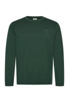Reg Tonal Shield Ls T-Shirt GANT Green