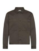 Ls Cotton Overshirt Calvin Klein Jeans Brown