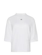Ss Woven Label Over D Tee Calvin Klein Jeans White