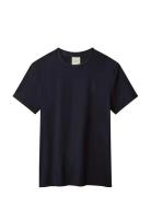 Ss Slim Stretch Cotton Crewnk Te Calvin Klein Navy