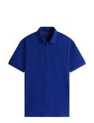 Performance Pique Zip Polo Tommy Hilfiger Blue