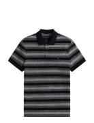 Stripe Structure Reg Polo Tommy Hilfiger Black