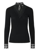 Yasellina Ls High Neck Top S. Noos YAS Black