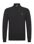 Lambswool Blend Quarter Zip Jumper Lyle & Scott Black