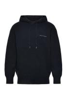 Script Knitted Hoodie Lyle & Scott Black