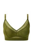Mesh Support Bra Understatement Underwear Green