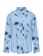 Onlnano Life Ls Shirt Wvn ONLY Blue