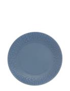 Confetti Dessert Plate W/Relief 1 Pcs Giftbox Aida Blue