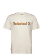 Linear Logo Short Sleeve Tee Timberland Cream