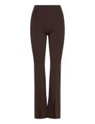 Studio Flared Slit Tights Björn Borg Brown