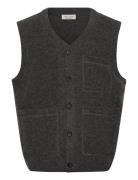 Cfraf 0218 Wool Fleece Gillet Casual Friday Grey