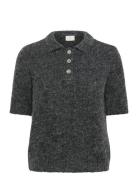 Kaemilie Polo Pullover Kaffe Grey