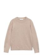 Essential Cotton-Blend Sweater Mango Beige