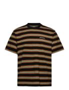 M York Stripe Tee Ss Dickies Black