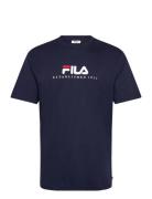Valsera Regular Logo T-Shirt FILA Navy