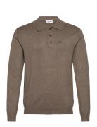 Ecovero L/S Polo Lindbergh Brown