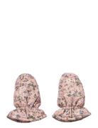 Puffer Baby Mittens Muffu Wheat Pink