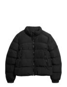 Non Hooded Sports Puffer Jkt Superdry Black