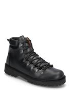 Slhalfred Leather W Hiking Boot Selected Black