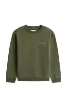 Mini Corp C-Neck Sweatshirt Tommy Hilfiger Khaki