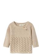 Nbfolga Ls Knit Lil Lil'Atelier Beige