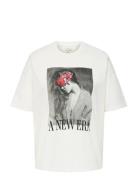 Carwinova Life S/S O-Neck Loose Tee Jrs ONLY Carmakoma White